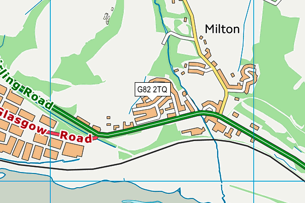 G82 2TQ map - OS VectorMap District (Ordnance Survey)