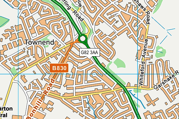 G82 3AA map - OS VectorMap District (Ordnance Survey) G82 3AA map - OS VectorMap District (Ordnance Survey)