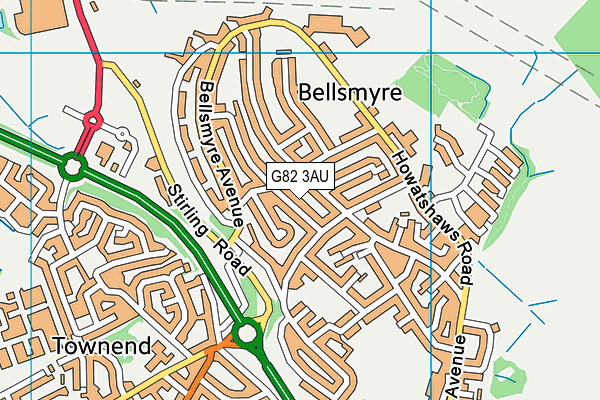 G82 3AU map - OS VectorMap District (Ordnance Survey) G82 3AU map - OS VectorMap District (Ordnance Survey)