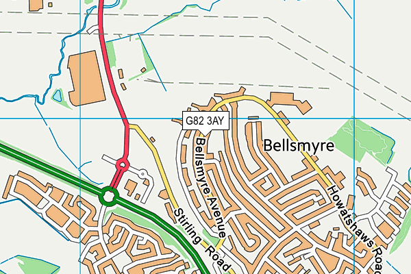G82 3AY map - OS VectorMap District (Ordnance Survey) G82 3AY map - OS VectorMap District (Ordnance Survey)