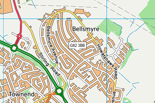 G82 3BB map - OS VectorMap District (Ordnance Survey) G82 3BB map - OS VectorMap District (Ordnance Survey)