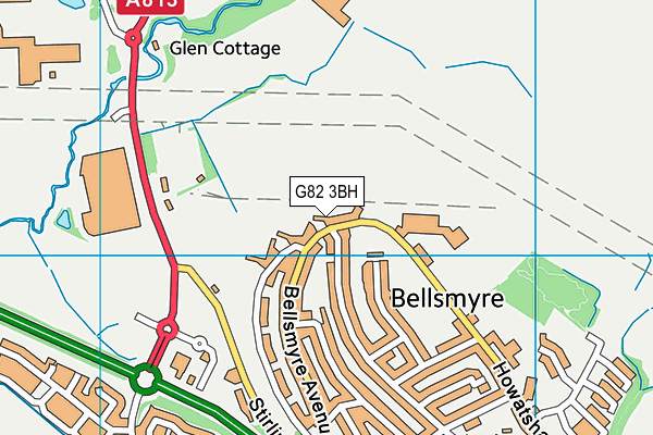 G82 3BH map - OS VectorMap District (Ordnance Survey) G82 3BH map - OS VectorMap District (Ordnance Survey)