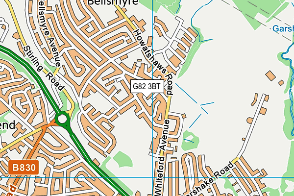 G82 3BT map - OS VectorMap District (Ordnance Survey) G82 3BT map - OS VectorMap District (Ordnance Survey)