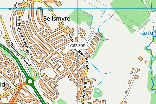 G82 3DD map - OS VectorMap District (Ordnance Survey) G82 3DD map - OS VectorMap District (Ordnance Survey)
