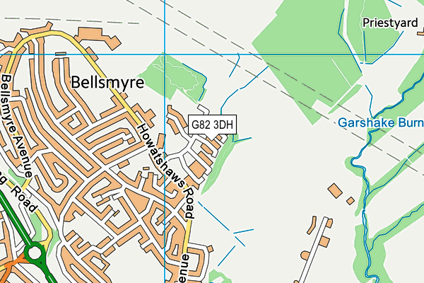G82 3DH map - OS VectorMap District (Ordnance Survey) G82 3DH map - OS VectorMap District (Ordnance Survey)