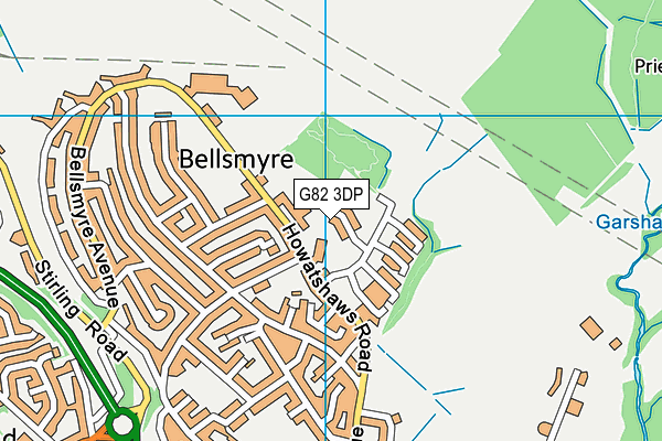 G82 3DP map - OS VectorMap District (Ordnance Survey) G82 3DP map - OS VectorMap District (Ordnance Survey)