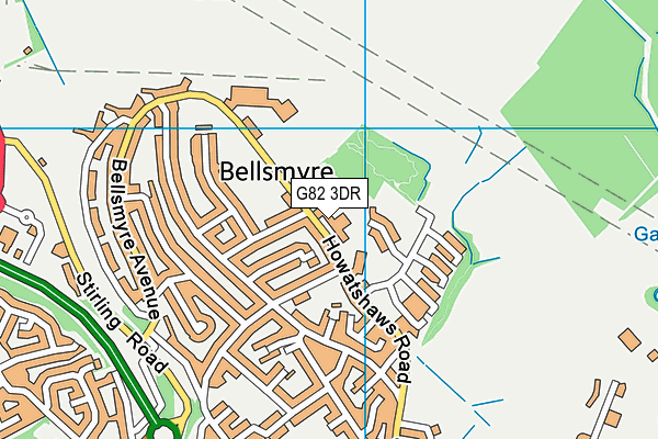 G82 3DR map - OS VectorMap District (Ordnance Survey) G82 3DR map - OS VectorMap District (Ordnance Survey)