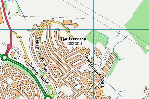G82 3DU map - OS VectorMap District (Ordnance Survey) G82 3DU map - OS VectorMap District (Ordnance Survey)