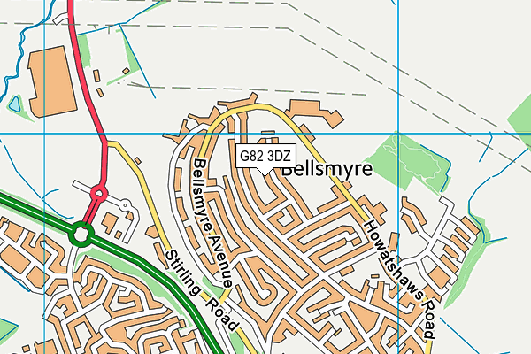 G82 3DZ map - OS VectorMap District (Ordnance Survey) G82 3DZ map - OS VectorMap District (Ordnance Survey)