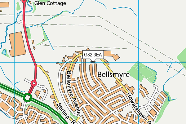 G82 3EA map - OS VectorMap District (Ordnance Survey) G82 3EA map - OS VectorMap District (Ordnance Survey)