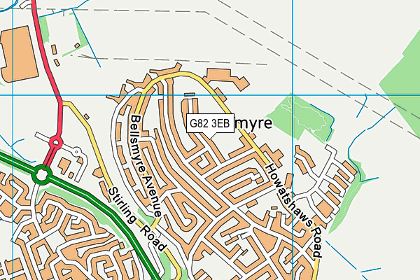 G82 3EB map - OS VectorMap District (Ordnance Survey) G82 3EB map - OS VectorMap District (Ordnance Survey)