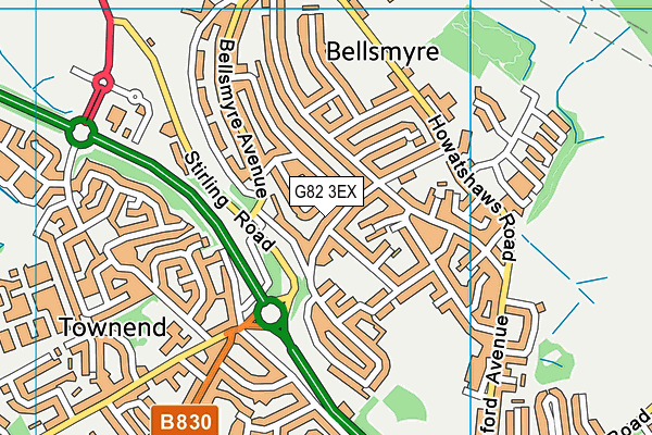 G82 3EX map - OS VectorMap District (Ordnance Survey) G82 3EX map - OS VectorMap District (Ordnance Survey)