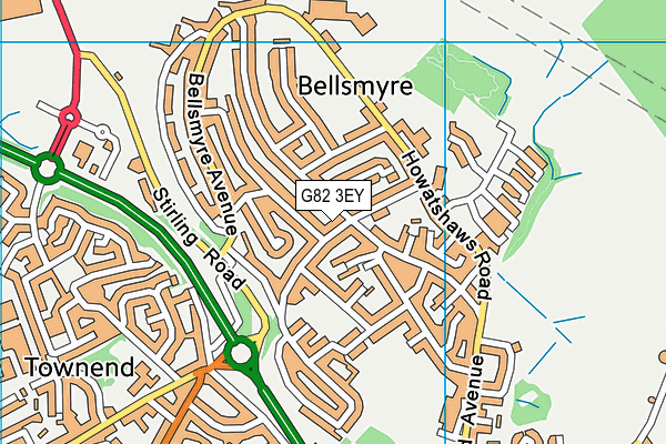 G82 3EY map - OS VectorMap District (Ordnance Survey) G82 3EY map - OS VectorMap District (Ordnance Survey)