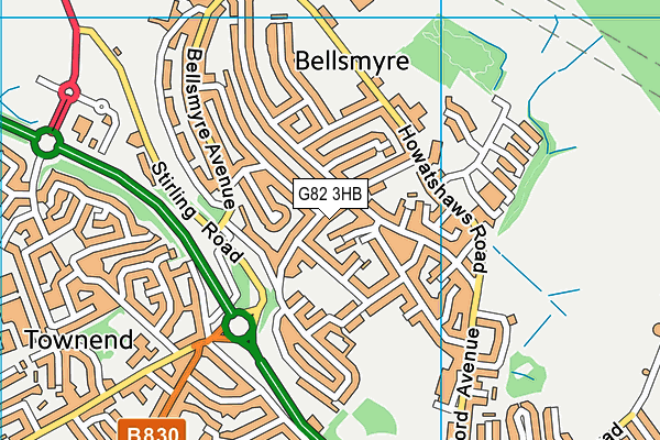 G82 3HB map - OS VectorMap District (Ordnance Survey) G82 3HB map - OS VectorMap District (Ordnance Survey)