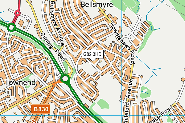 G82 3HD map - OS VectorMap District (Ordnance Survey) G82 3HD map - OS VectorMap District (Ordnance Survey)