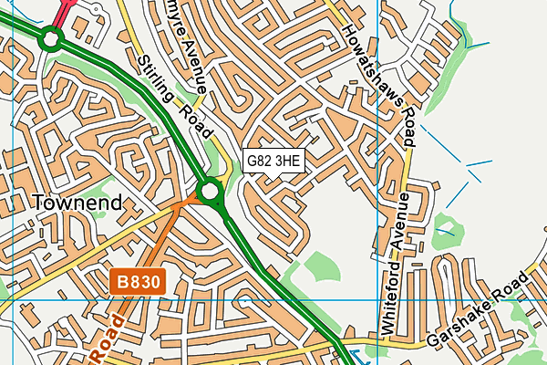 G82 3HE map - OS VectorMap District (Ordnance Survey) G82 3HE map - OS VectorMap District (Ordnance Survey)