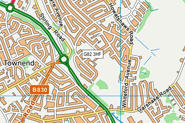 G82 3HF map - OS VectorMap District (Ordnance Survey) G82 3HF map - OS VectorMap District (Ordnance Survey)