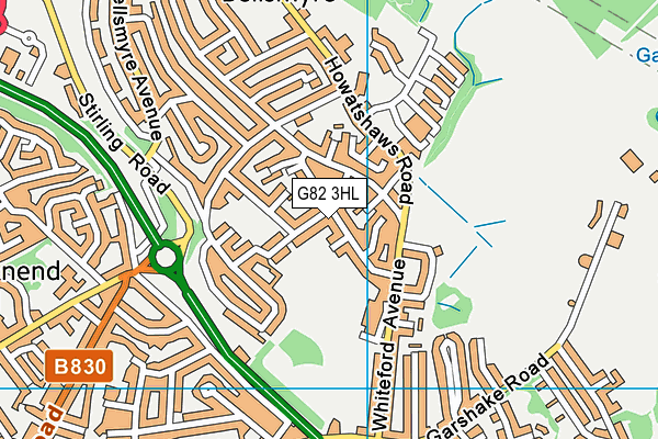 G82 3HL map - OS VectorMap District (Ordnance Survey) G82 3HL map - OS VectorMap District (Ordnance Survey)