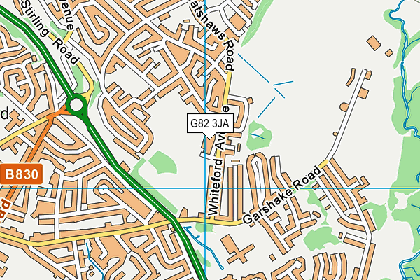 G82 3JA map - OS VectorMap District (Ordnance Survey) G82 3JA map - OS VectorMap District (Ordnance Survey)
