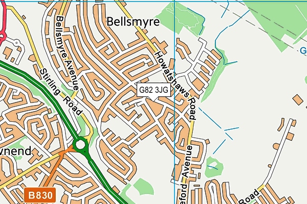 G82 3JG map - OS VectorMap District (Ordnance Survey) G82 3JG map - OS VectorMap District (Ordnance Survey)