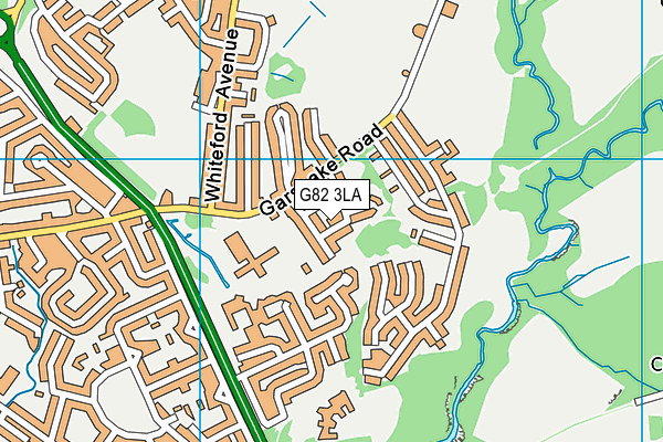 G82 3LA map - OS VectorMap District (Ordnance Survey) G82 3LA map - OS VectorMap District (Ordnance Survey)