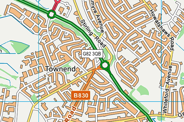 G82 3QB map - OS VectorMap District (Ordnance Survey) G82 3QB map - OS VectorMap District (Ordnance Survey)