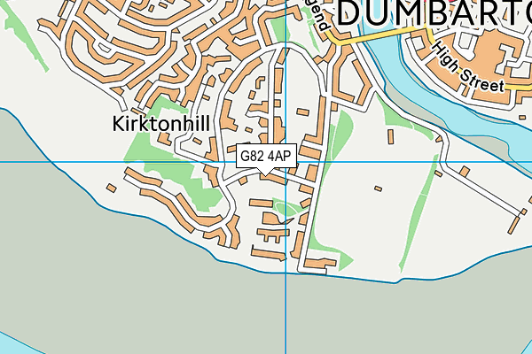 G82 4AP map - OS VectorMap District (Ordnance Survey)