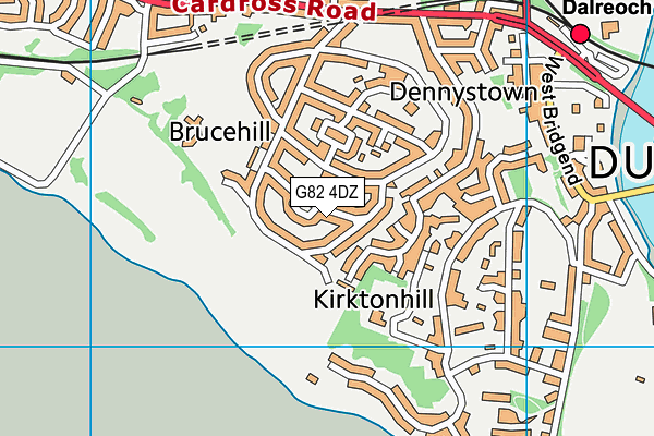 G82 4DZ map - OS VectorMap District (Ordnance Survey) G82 4DZ map - OS VectorMap District (Ordnance Survey)