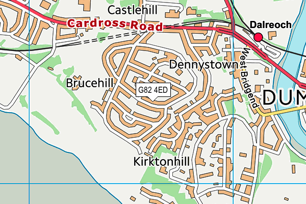 G82 4ED map - OS VectorMap District (Ordnance Survey) G82 4ED map - OS VectorMap District (Ordnance Survey)