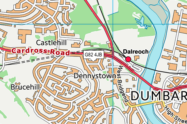G82 4JB map - OS VectorMap District (Ordnance Survey) G82 4JB map - OS VectorMap District (Ordnance Survey)