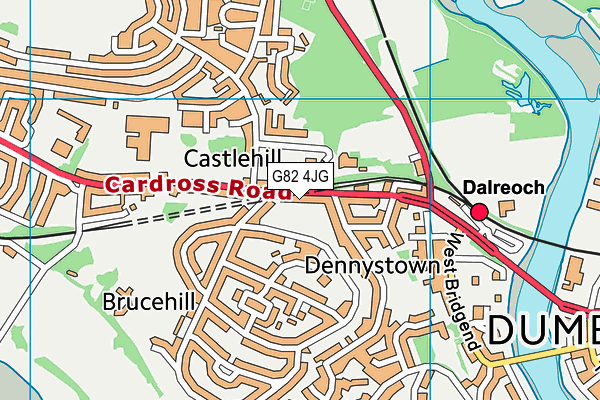 G82 4JG map - OS VectorMap District (Ordnance Survey) G82 4JG map - OS VectorMap District (Ordnance Survey)