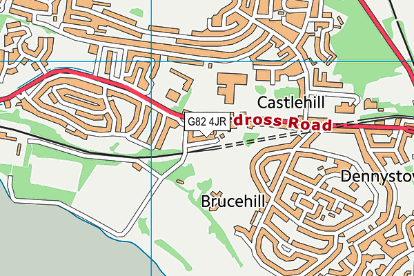 G82 4JR map - OS VectorMap District (Ordnance Survey) G82 4JR map - OS VectorMap District (Ordnance Survey)