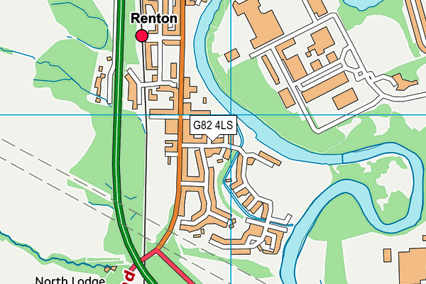 G82 4LS map - OS VectorMap District (Ordnance Survey)