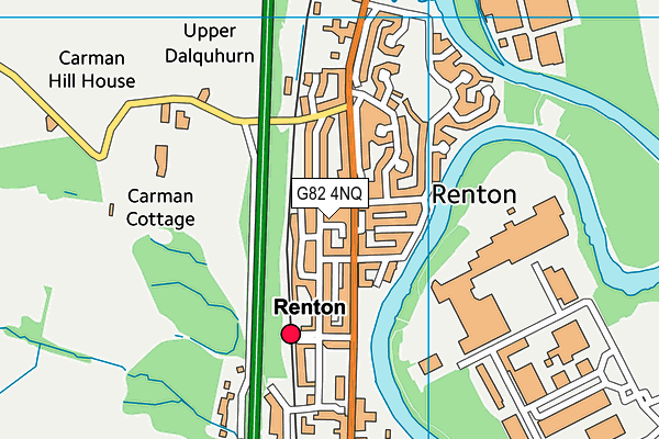G82 4NQ map - OS VectorMap District (Ordnance Survey)