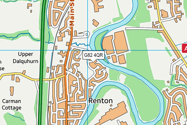 G82 4QR map - OS VectorMap District (Ordnance Survey) G82 4QR map - OS VectorMap District (Ordnance Survey)