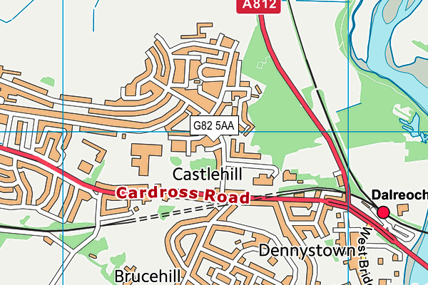 G82 5AA map - OS VectorMap District (Ordnance Survey) G82 5AA map - OS VectorMap District (Ordnance Survey)