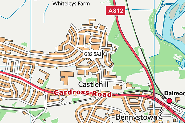 G82 5AJ map - OS VectorMap District (Ordnance Survey) G82 5AJ map - OS VectorMap District (Ordnance Survey)