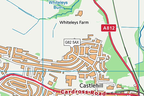 G82 5AX map - OS VectorMap District (Ordnance Survey) G82 5AX map - OS VectorMap District (Ordnance Survey)