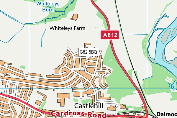 G82 5BQ map - OS VectorMap District (Ordnance Survey) G82 5BQ map - OS VectorMap District (Ordnance Survey)
