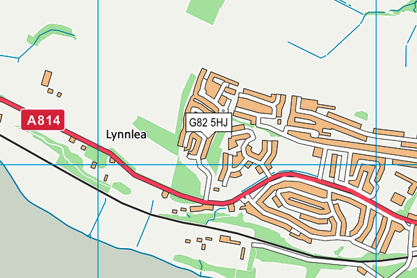 G82 5HJ map - OS VectorMap District (Ordnance Survey) G82 5HJ map - OS VectorMap District (Ordnance Survey)