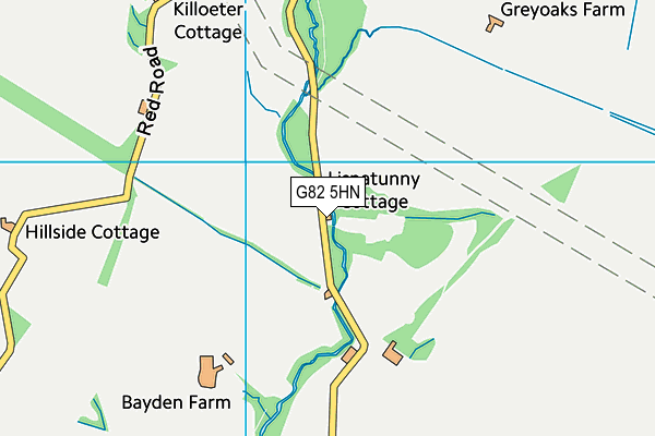 G82 5HN map - OS VectorMap District (Ordnance Survey) G82 5HN map - OS VectorMap District (Ordnance Survey)