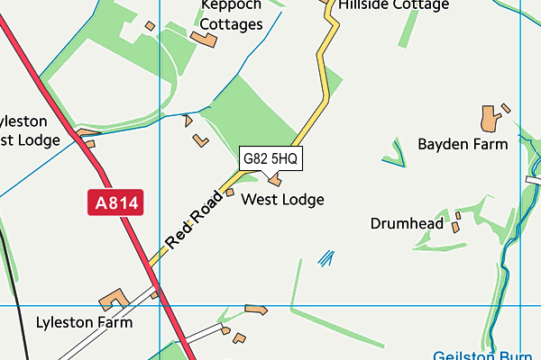 G82 5HQ map - OS VectorMap District (Ordnance Survey) G82 5HQ map - OS VectorMap District (Ordnance Survey)