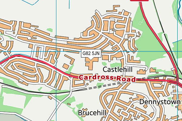 G82 5JN map - OS VectorMap District (Ordnance Survey) G82 5JN map - OS VectorMap District (Ordnance Survey)