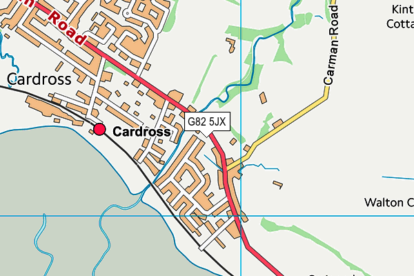 G82 5JX map - OS VectorMap District (Ordnance Survey) G82 5JX map - OS VectorMap District (Ordnance Survey)