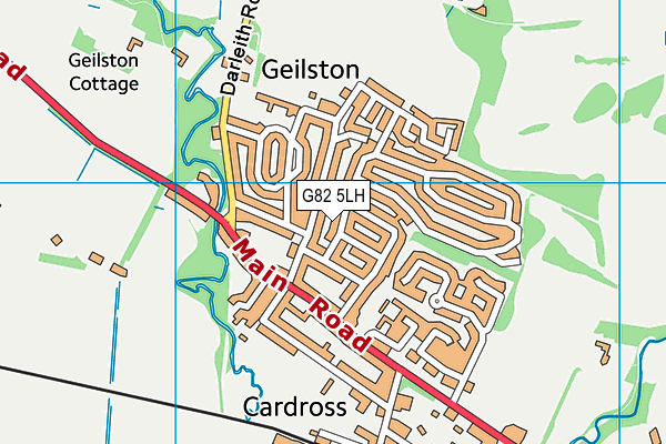 G82 5LH map - OS VectorMap District (Ordnance Survey) G82 5LH map - OS VectorMap District (Ordnance Survey)