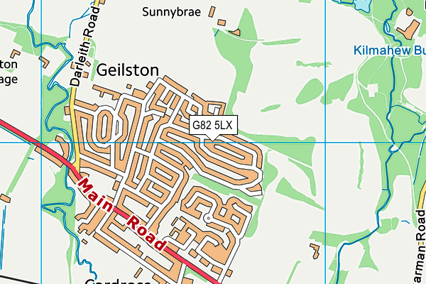G82 5LX map - OS VectorMap District (Ordnance Survey) G82 5LX map - OS VectorMap District (Ordnance Survey)