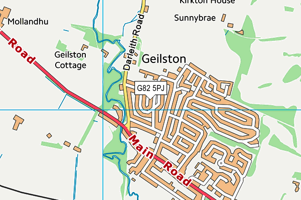 G82 5PJ map - OS VectorMap District (Ordnance Survey) G82 5PJ map - OS VectorMap District (Ordnance Survey)