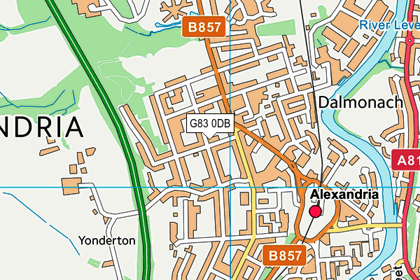 G83 0DB map - OS VectorMap District (Ordnance Survey) G83 0DB map - OS VectorMap District (Ordnance Survey)