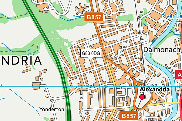 G83 0DG map - OS VectorMap District (Ordnance Survey) G83 0DG map - OS VectorMap District (Ordnance Survey)