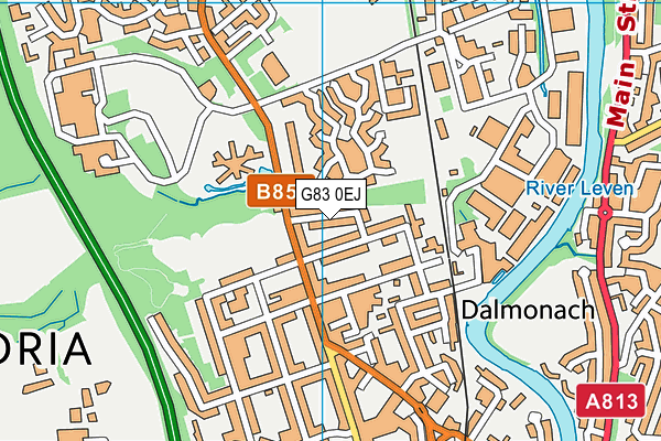 G83 0EJ map - OS VectorMap District (Ordnance Survey) G83 0EJ map - OS VectorMap District (Ordnance Survey)